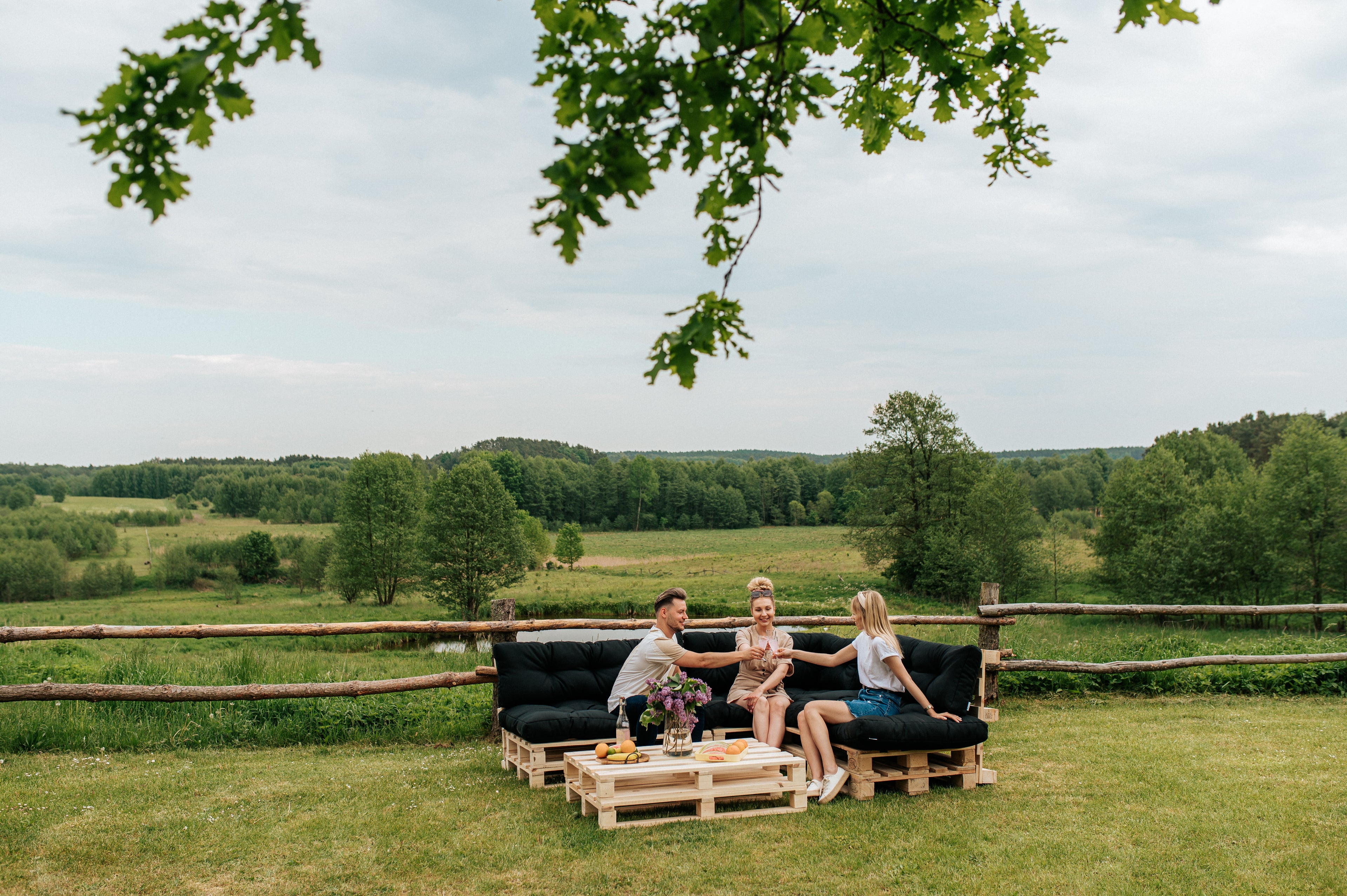 Poduszki na palety, sofy ogrodowe PPI