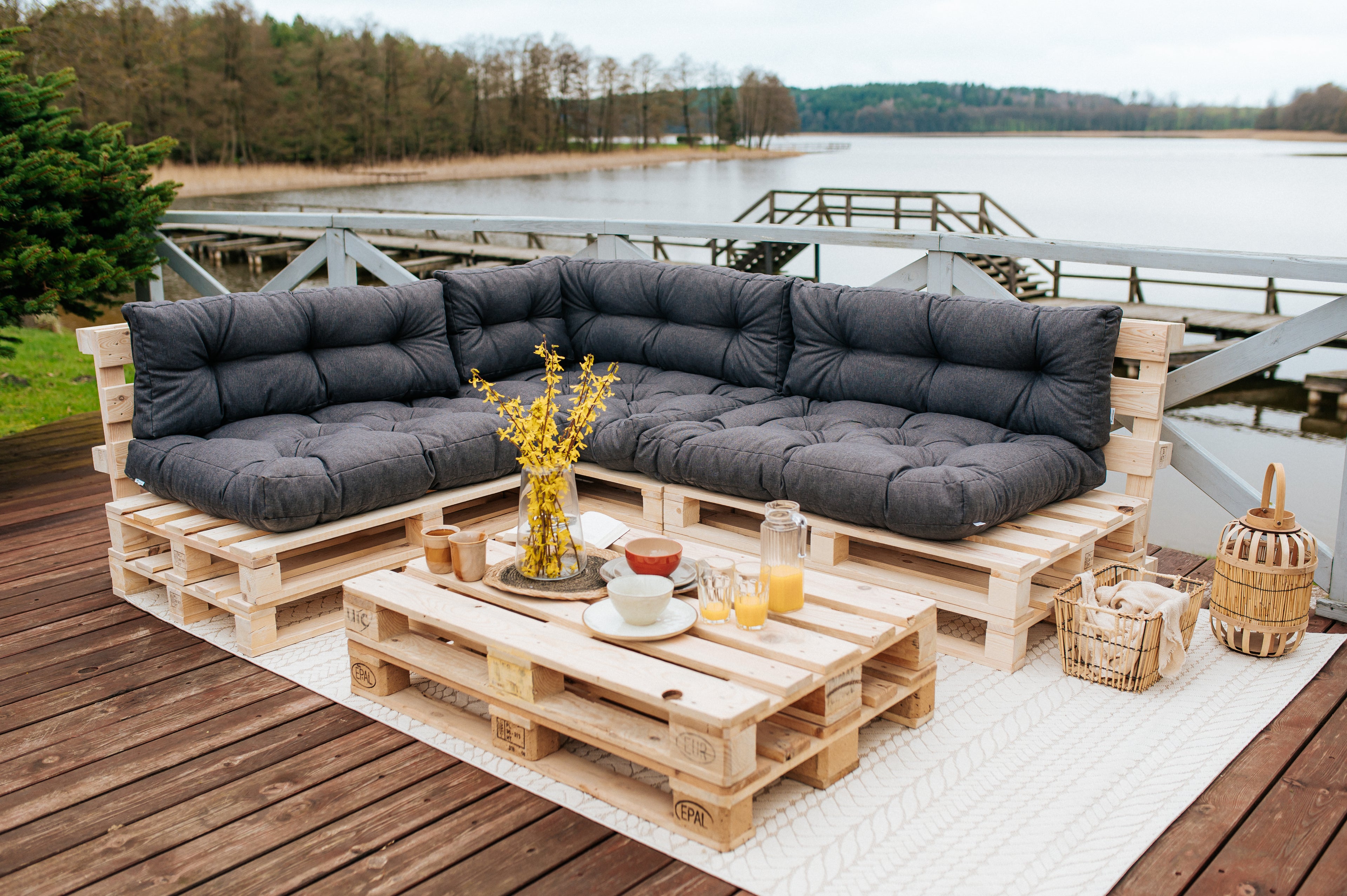 Poduszki na palety, sofy ogrodowe PPI