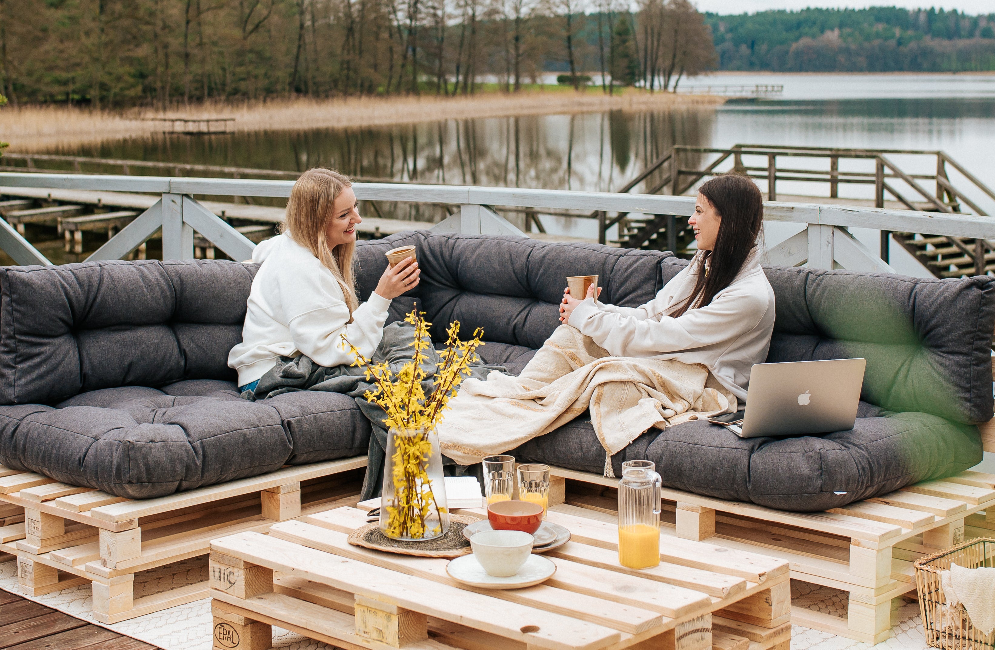 Poduszki na palety, sofy ogrodowe PPI