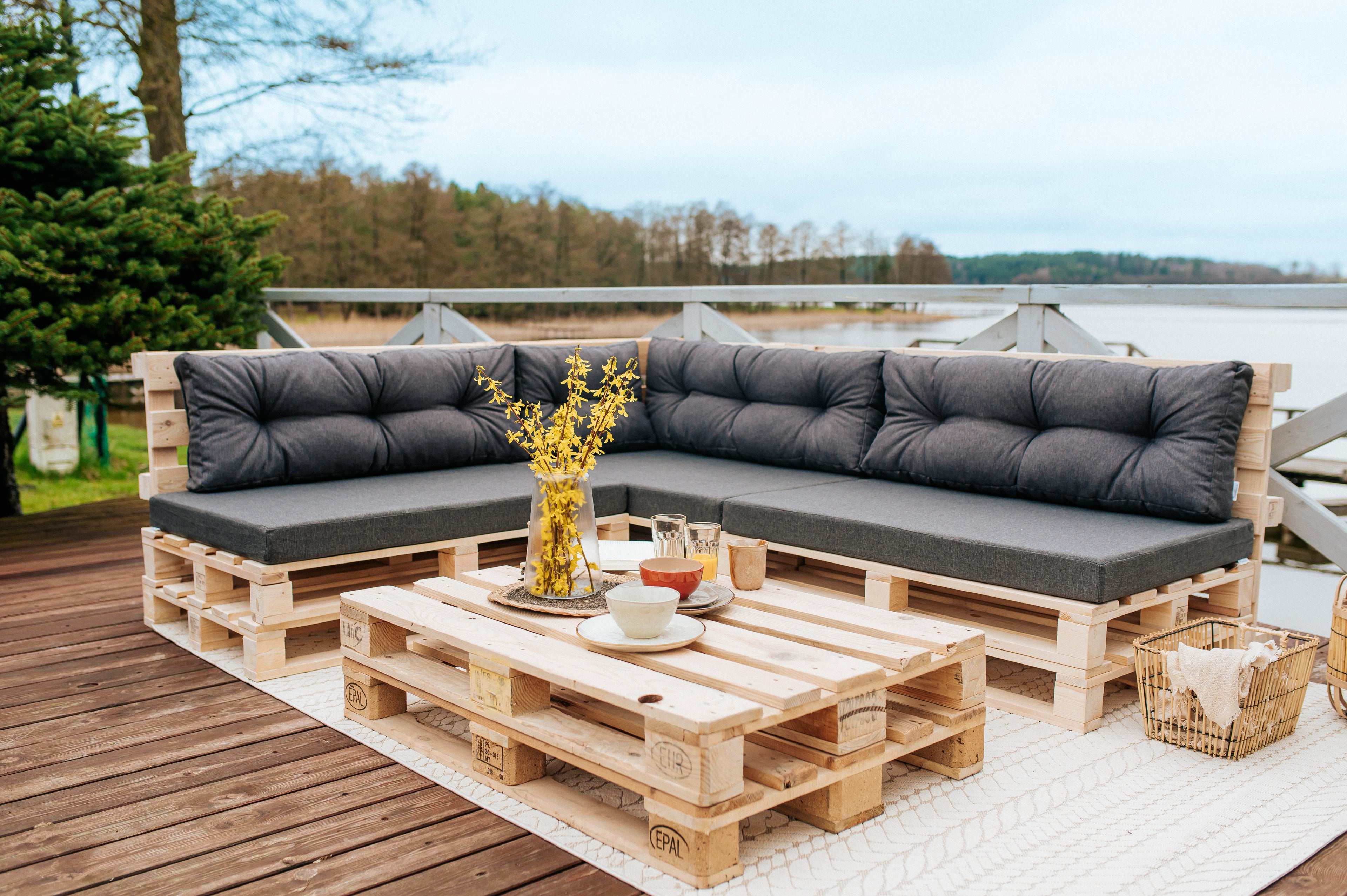 Poduszki na palety, sofy ogrodowe PPF