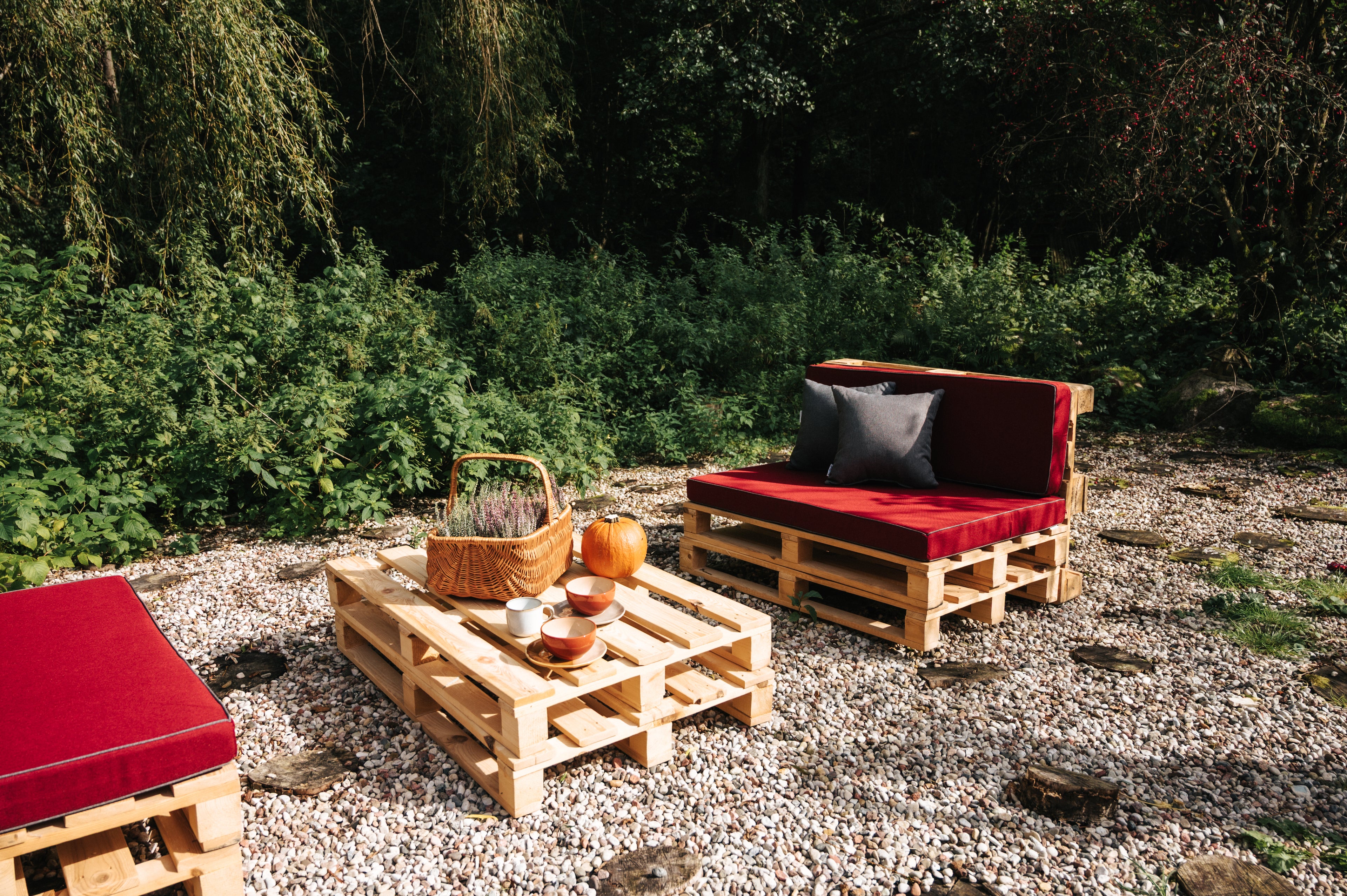 Poduszki na palety, sofy ogrodowe PFK