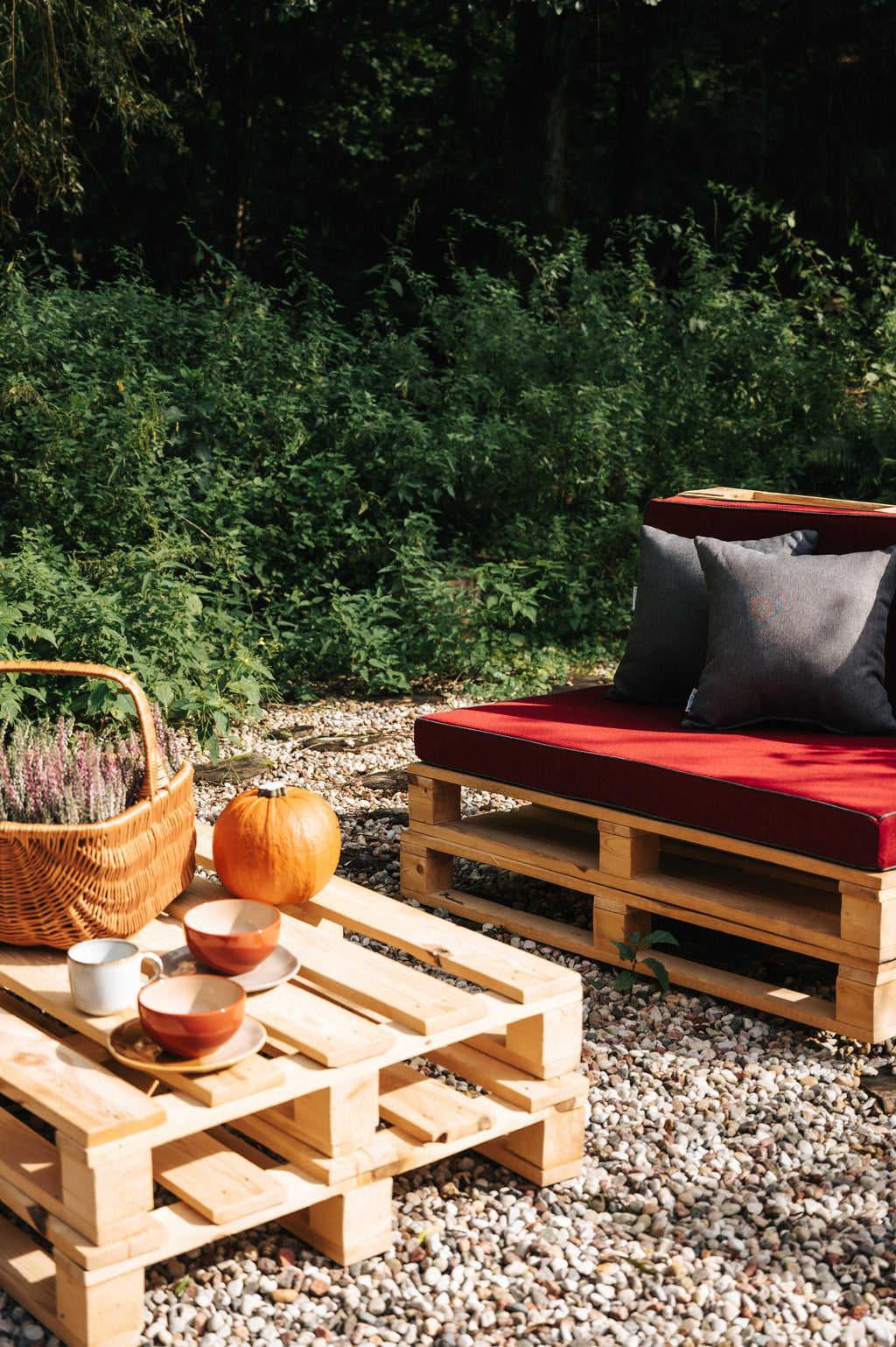 Poduszki na palety, sofy ogrodowe PFK