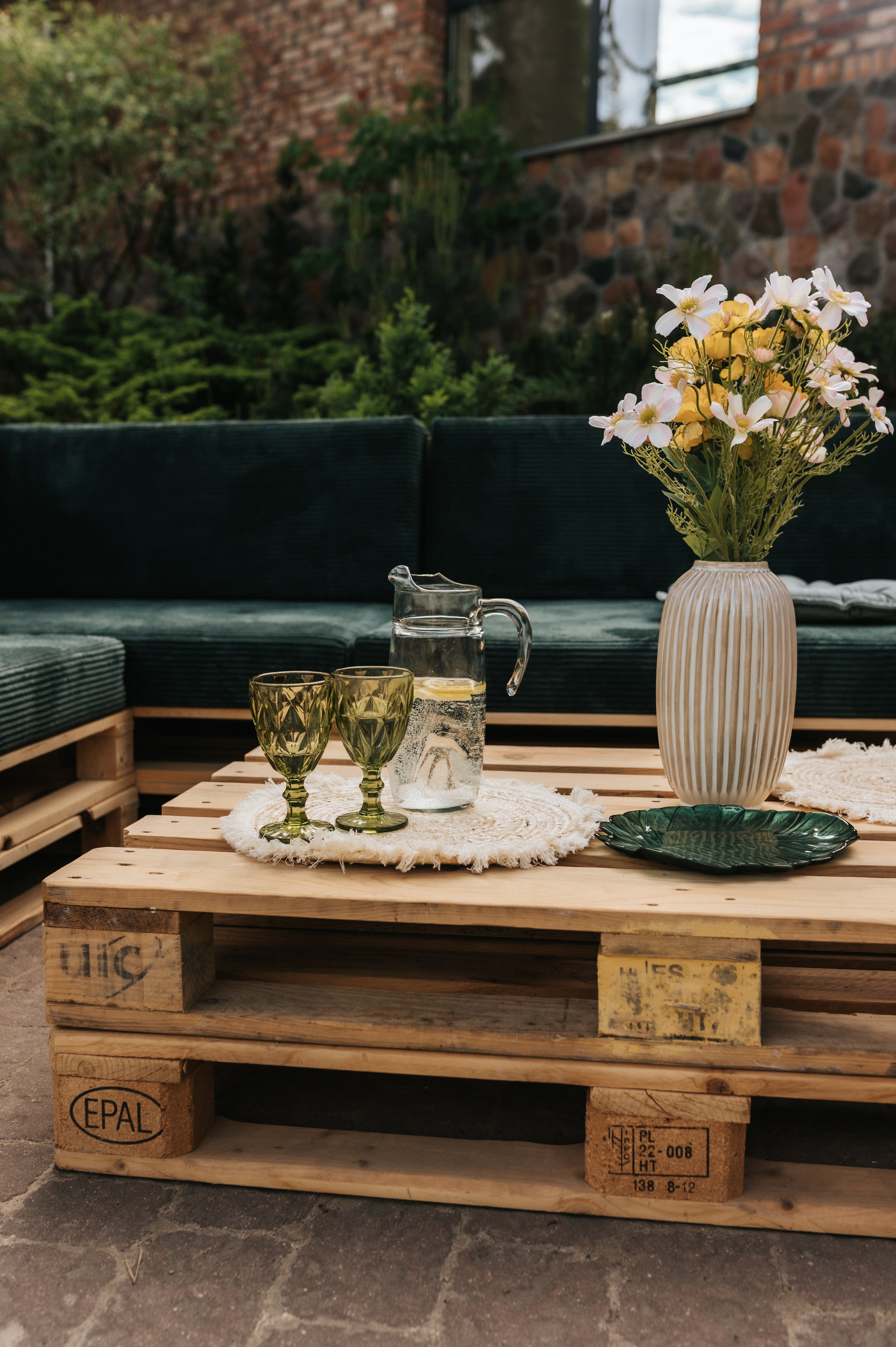 Poduszka na palety, sofy ogrodowe PFL