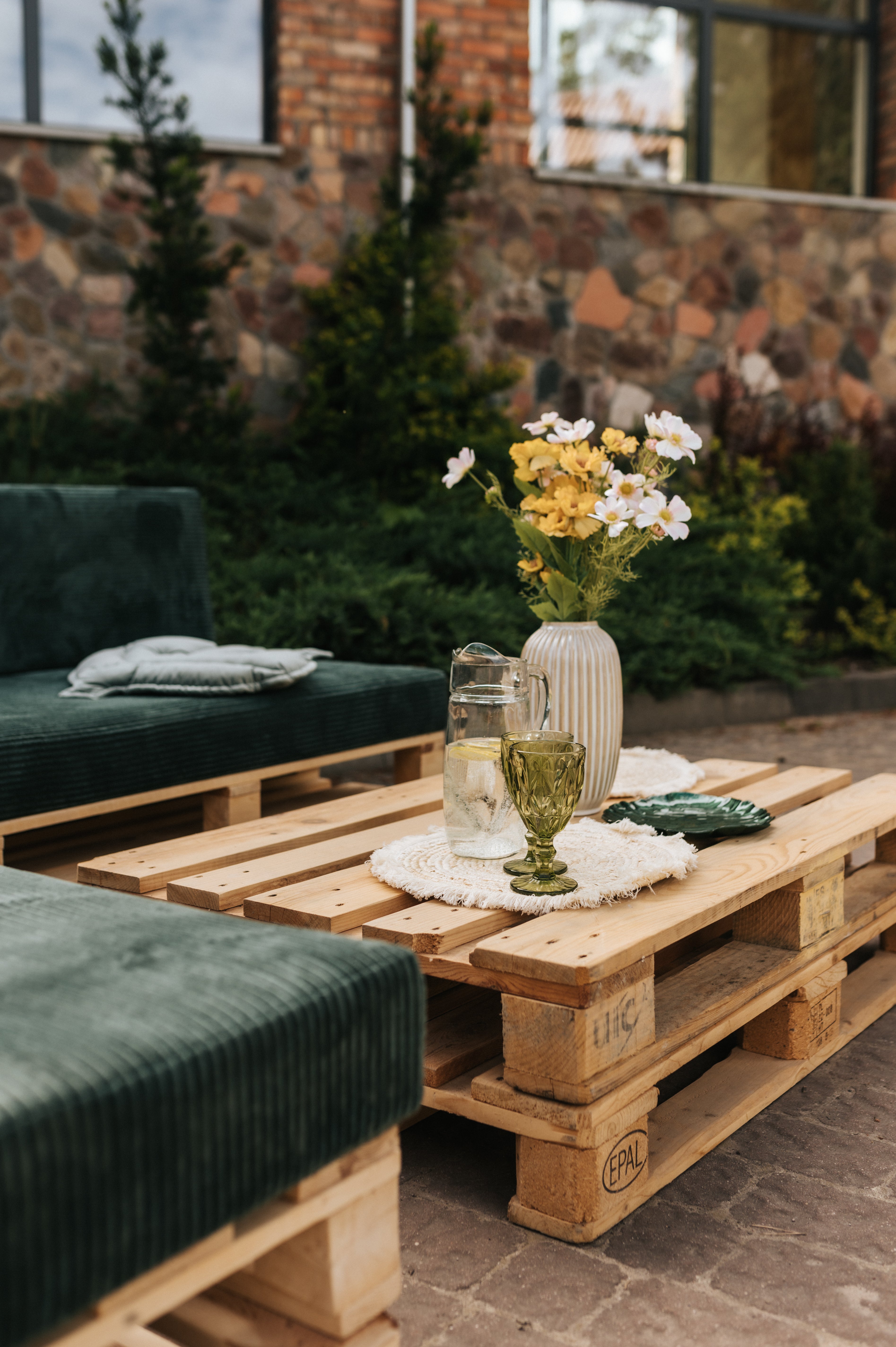 Poduszka na palety, sofy ogrodowe PFL