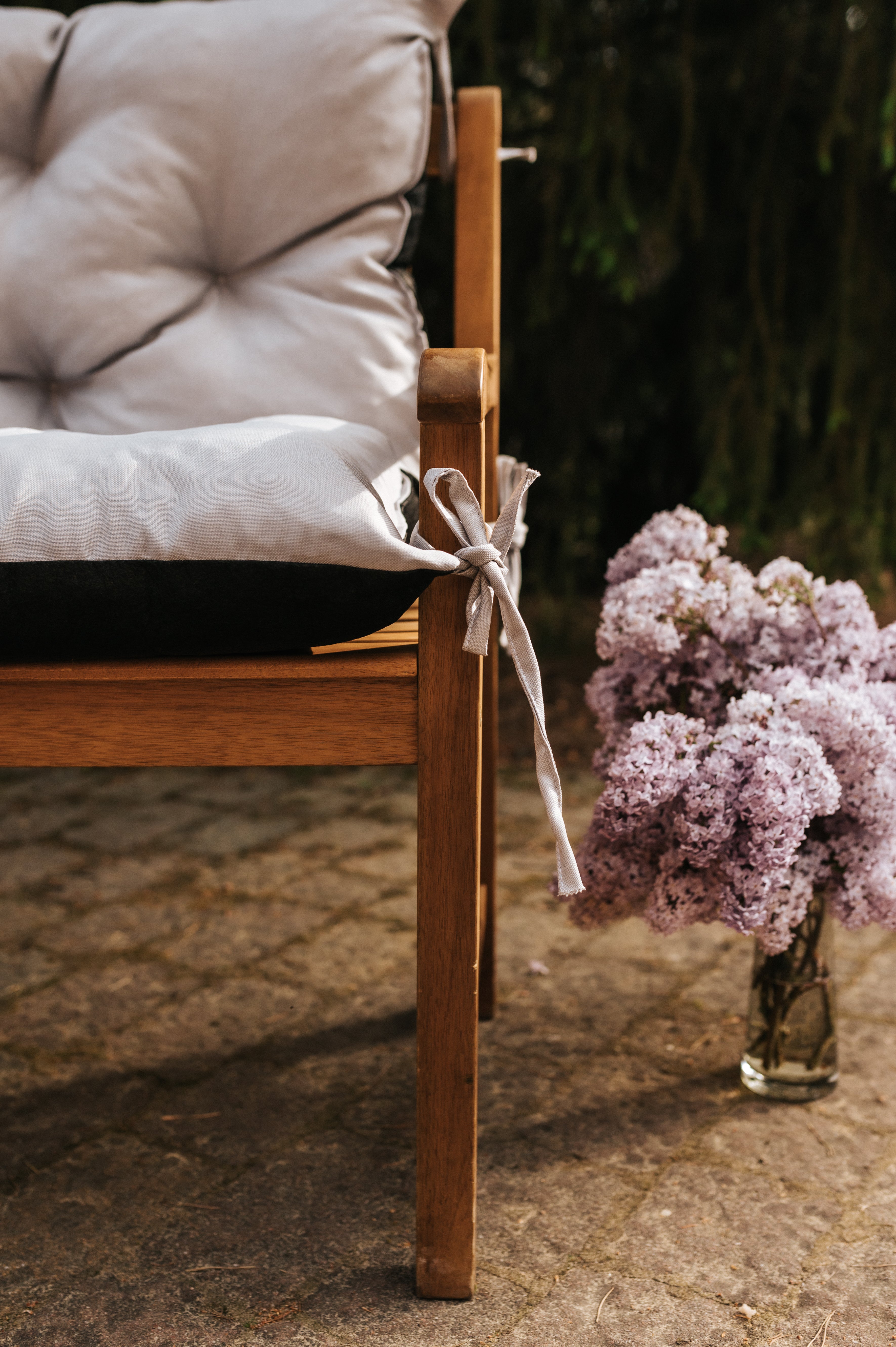 Poduszka na siedzisko, ławkę ogrodową LAW