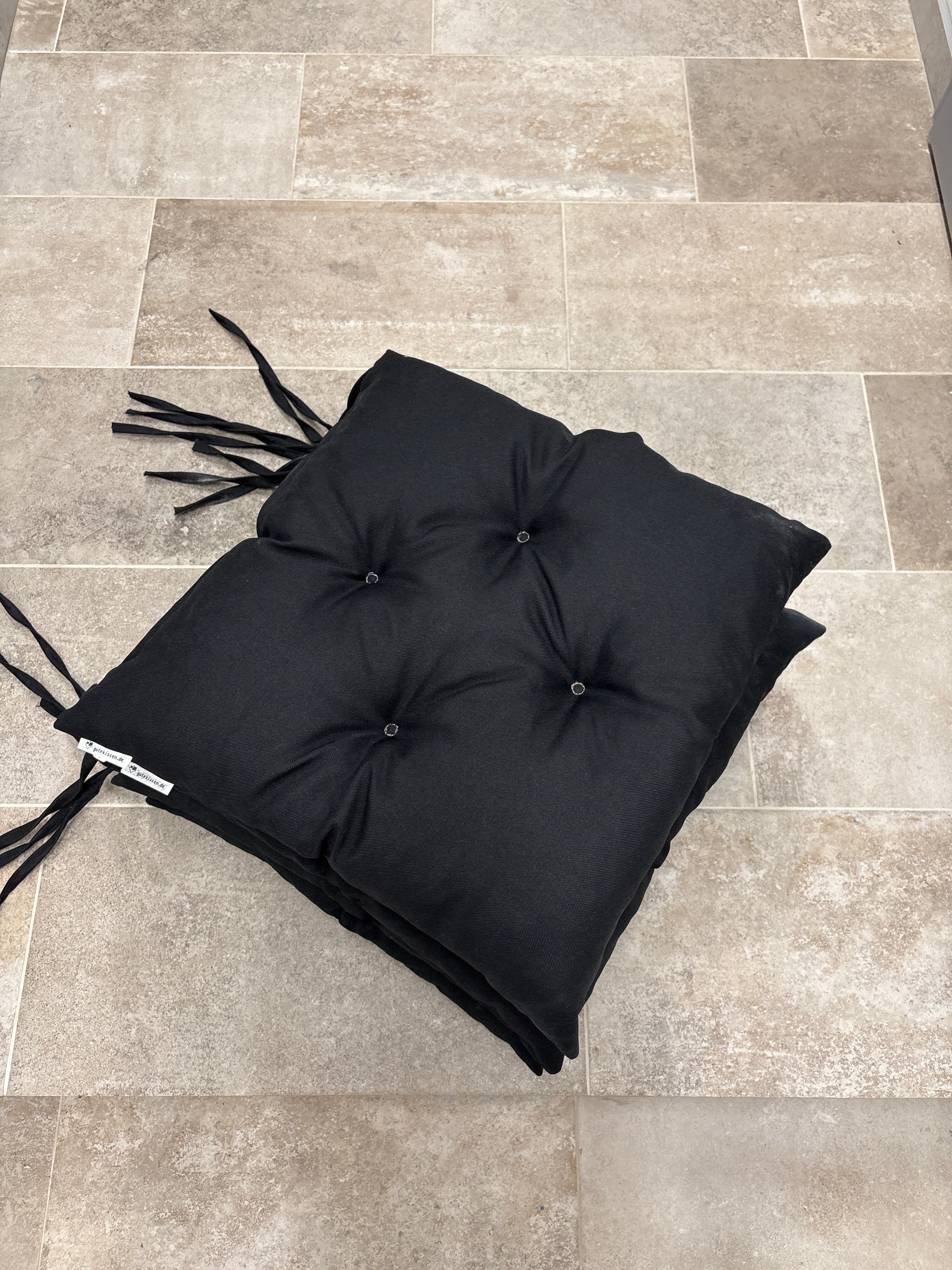 poduszki LS 50x50 czarne 4 sztuki -wyprzedaż