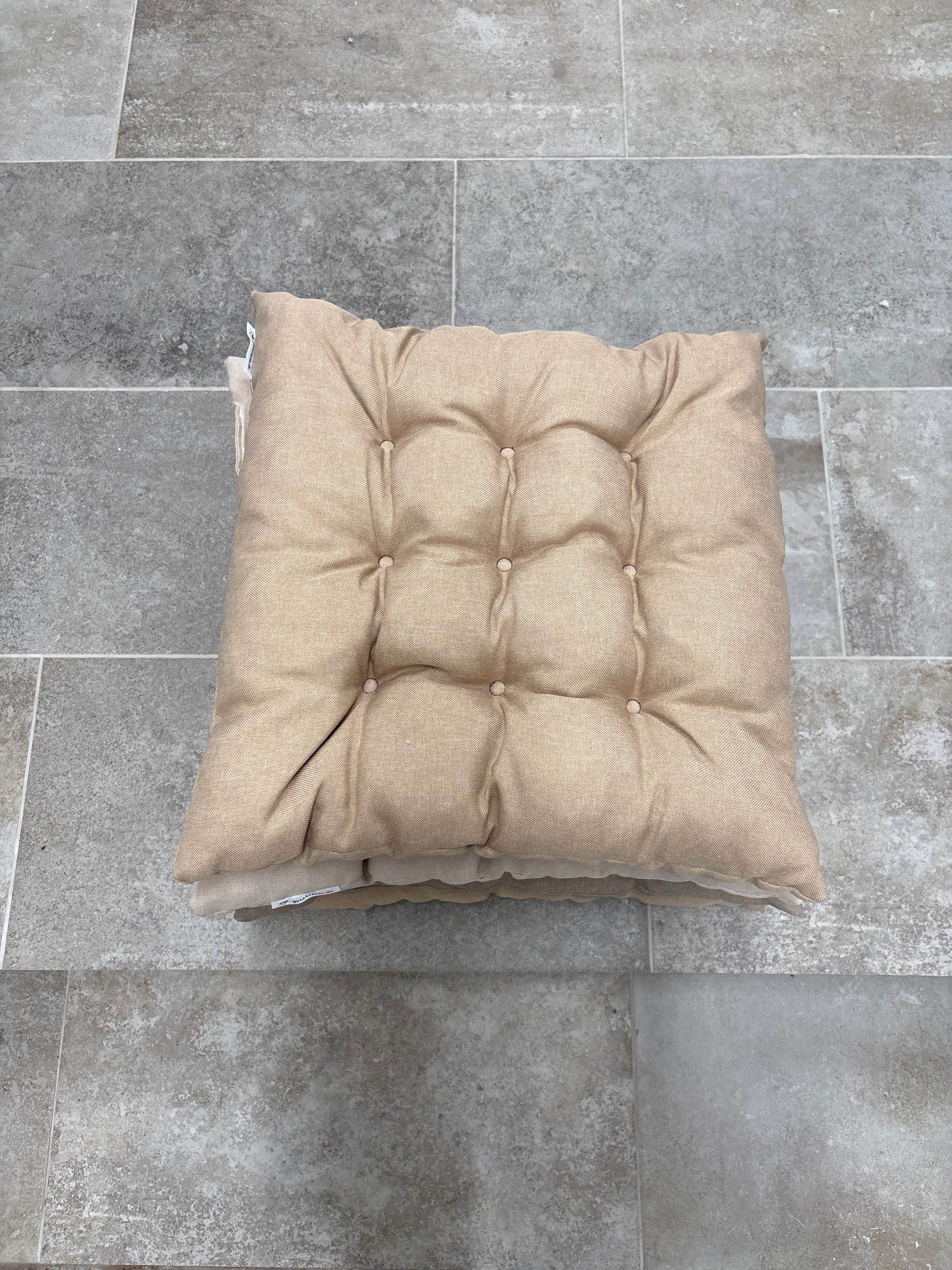 Poduszki 45x45 beżowe 4 sztuki -wyprzedaż