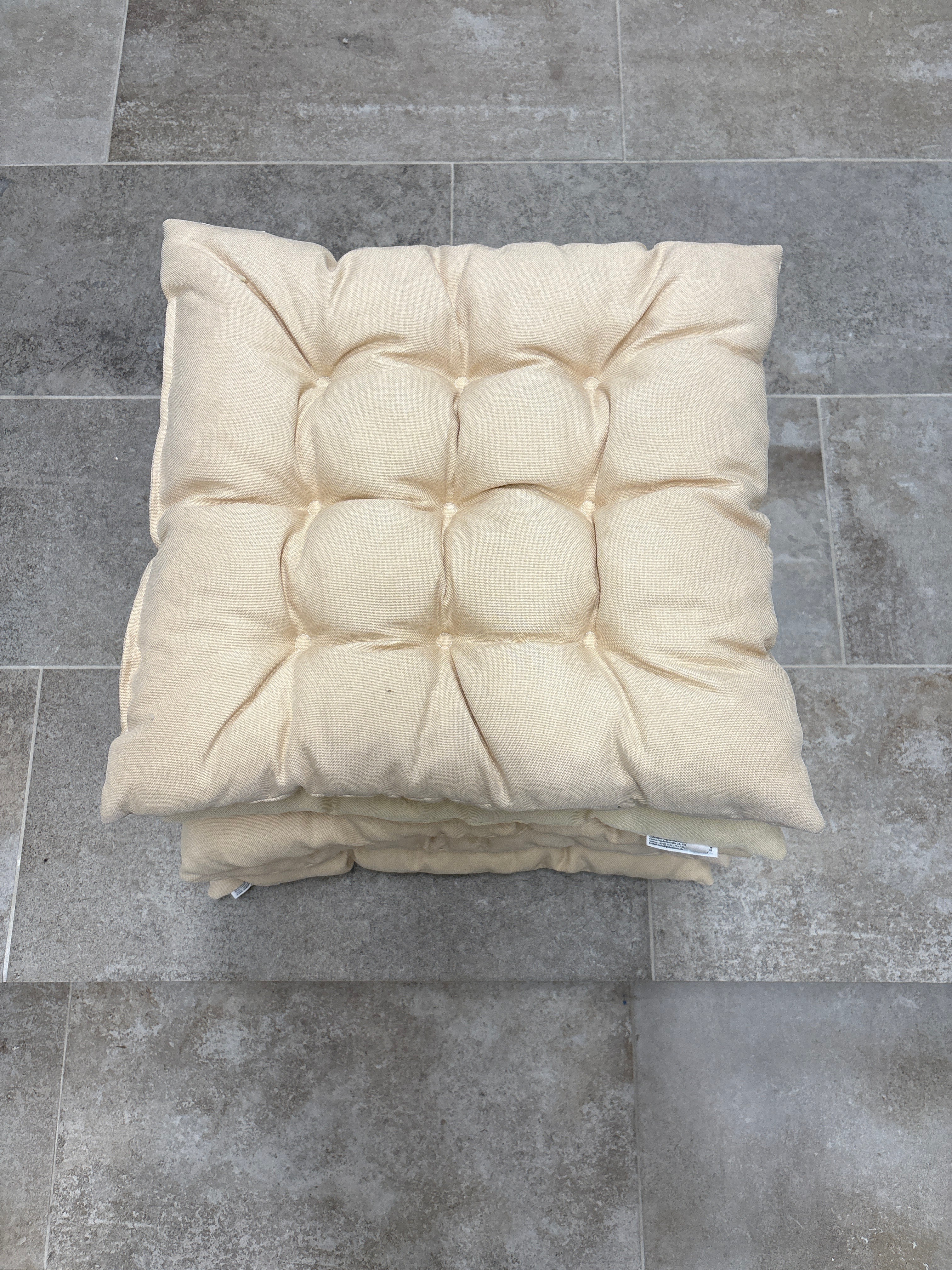 Poduszki 45x45 krem 5 sztuk -wyprzedaż