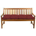 Poduszka LS do ławek ogrodowych 130x30 bordo - WYPRZEDAŻ