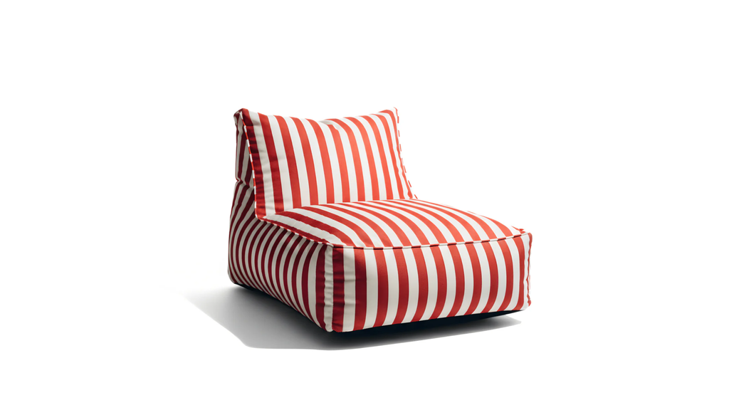 Pufa Outdoorowa w Paski 72x102x65cm